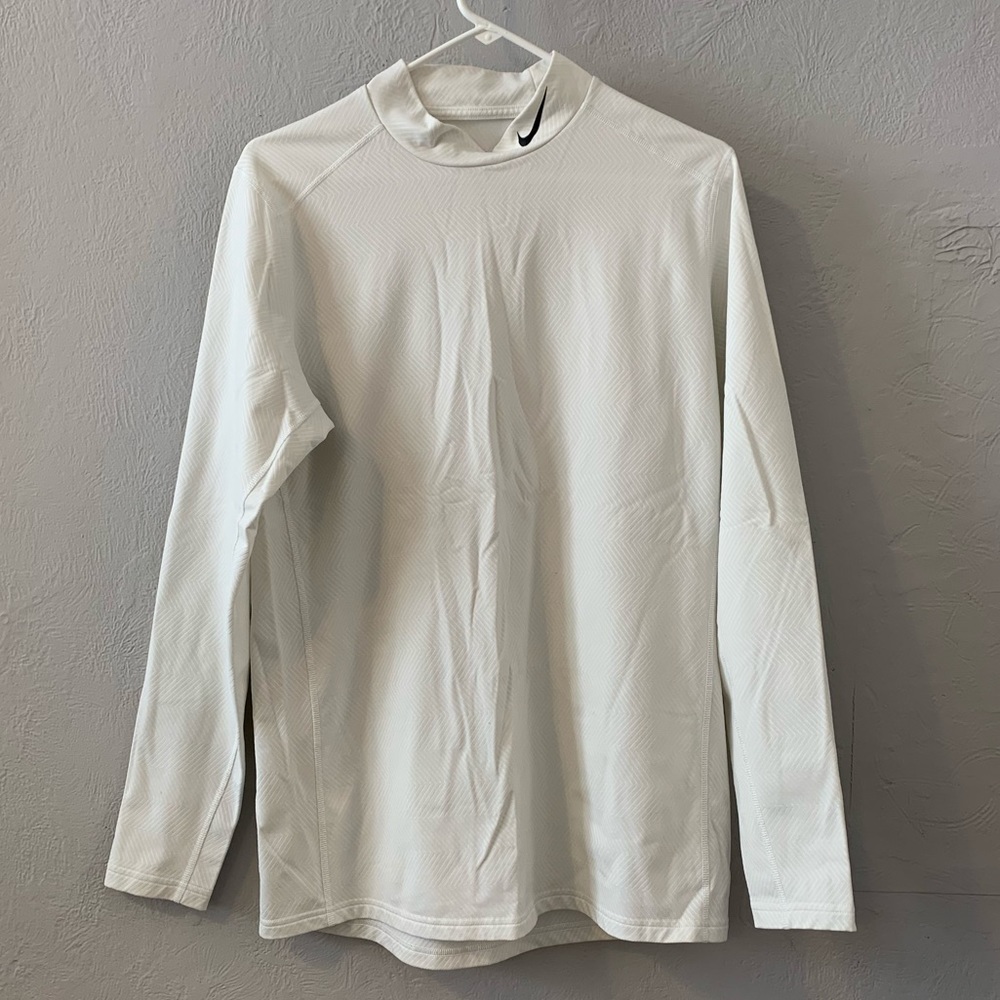 Nike Dri Fit, long sleeve, running shirt.